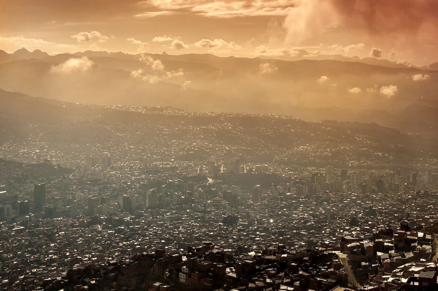 Bolivia paisaje urbano
