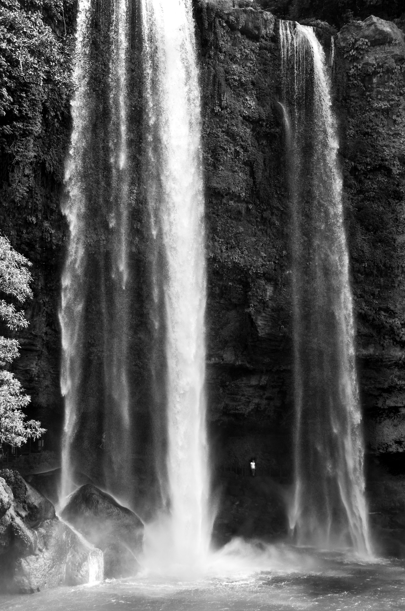 dimensiones agua cascada
